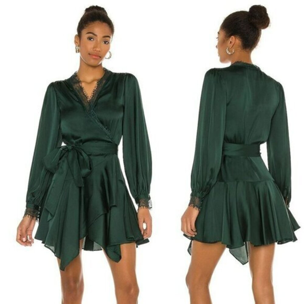 Lovers and Friends Nadeen Mini Dress - Emerald Green